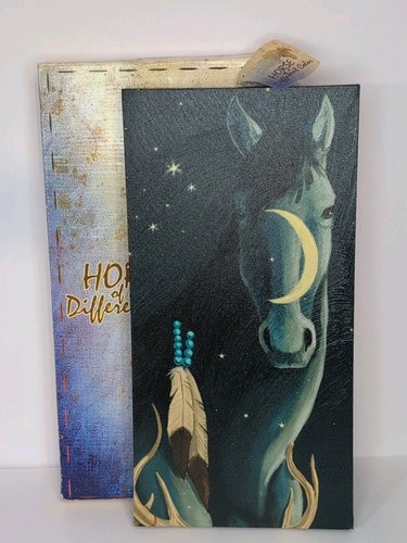 Horse Of A Different Color "Dreamcatcher" Canvas Wall Art 8x16" 20550 Rare Find!