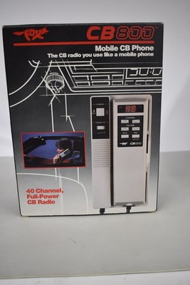 Vintage FOX CB-800 40 Channel CB Mobile Phone Transceiver NEW? ORIG. PACKAGING