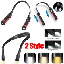 Neck Reading Light USB Rechargeable Book Light Lamp for Reading in Bed at Night