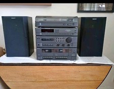 Sony LBT-D105 Vintage Hi-Fi System with Turntable & Speakers – Read Description 