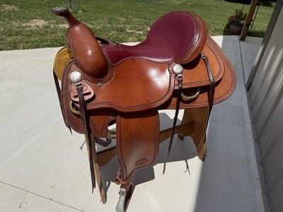 Billy Cook Sulphur OK Pleasure Trail Western Horse Saddle 16 in chestnut 1783