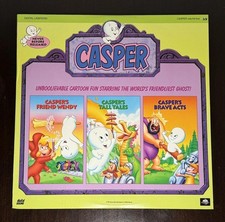 Vintage Casper Laserdisc 1991 Vol 4 MCA Universal Animation Cartoon Digital