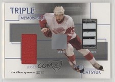 2003-04 In the Game-Used Signature Series Silver /50 Pavel Datsyuk #TM-7 HOF 4j8
