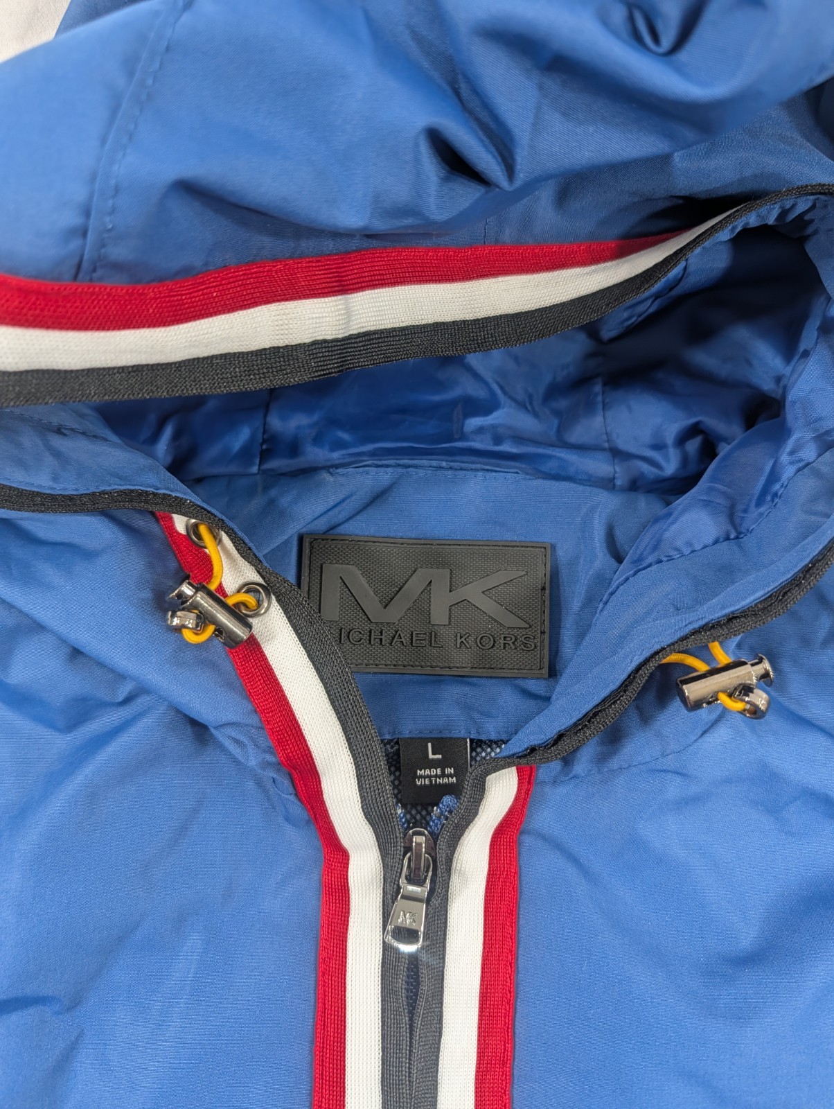 Michael Kors Performance Large Jacket  Blue Hoode… - image 4