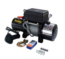 Electric Winch 12V/24V Off-Road Vehicle Self-...