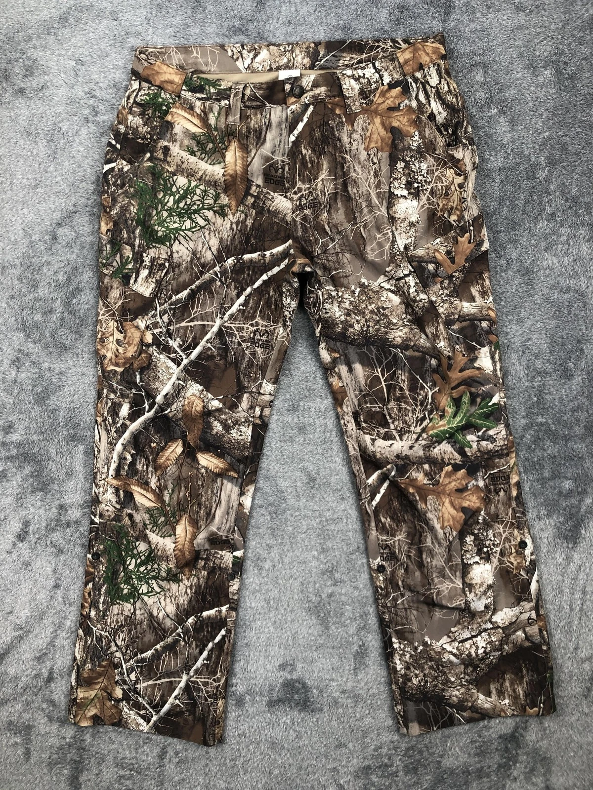 Magellan Outdoors Pants Mens XL Camo Realtree Edge Hunting Outdoor Lightweight
