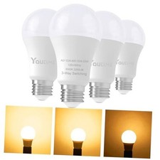 3 Way Light Bulbs 50 100 150 Watt Equivalent 4 Count Pack of 1 Soft White