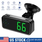Digital GPS Speedometer Car HUD Head Up Display MPH KMH Compass Overspeed Alarm