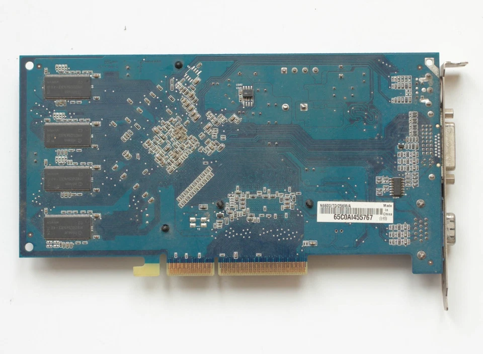 AGP Video card - ASUS N6600/TD/256 - GeForce 6600 TD - 256MB - TESTED - Image 2 of 2