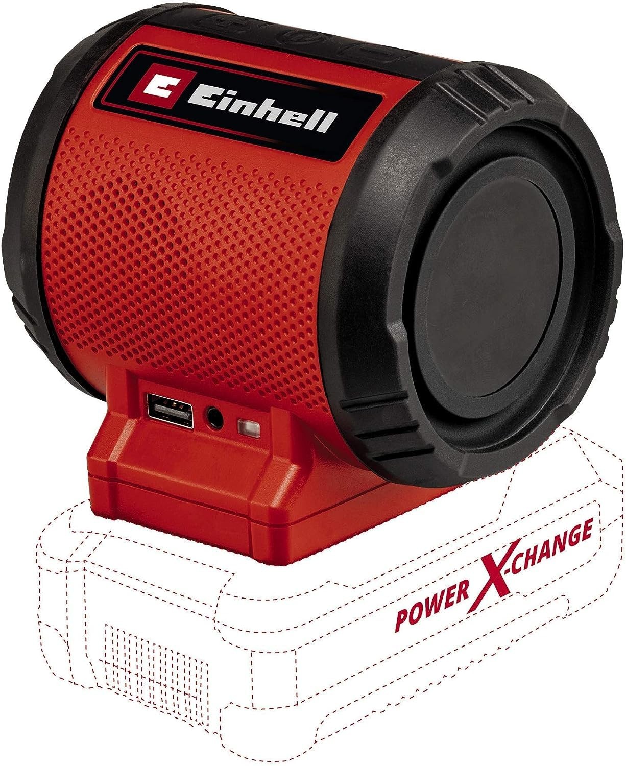 Enceinte de chantier sans fil 18V finie la panne de batterie avec le système Power X-Change