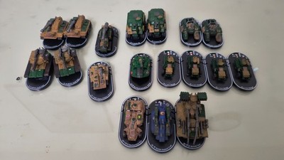 Lot of 18 vehicles wizkids battletech vehicles