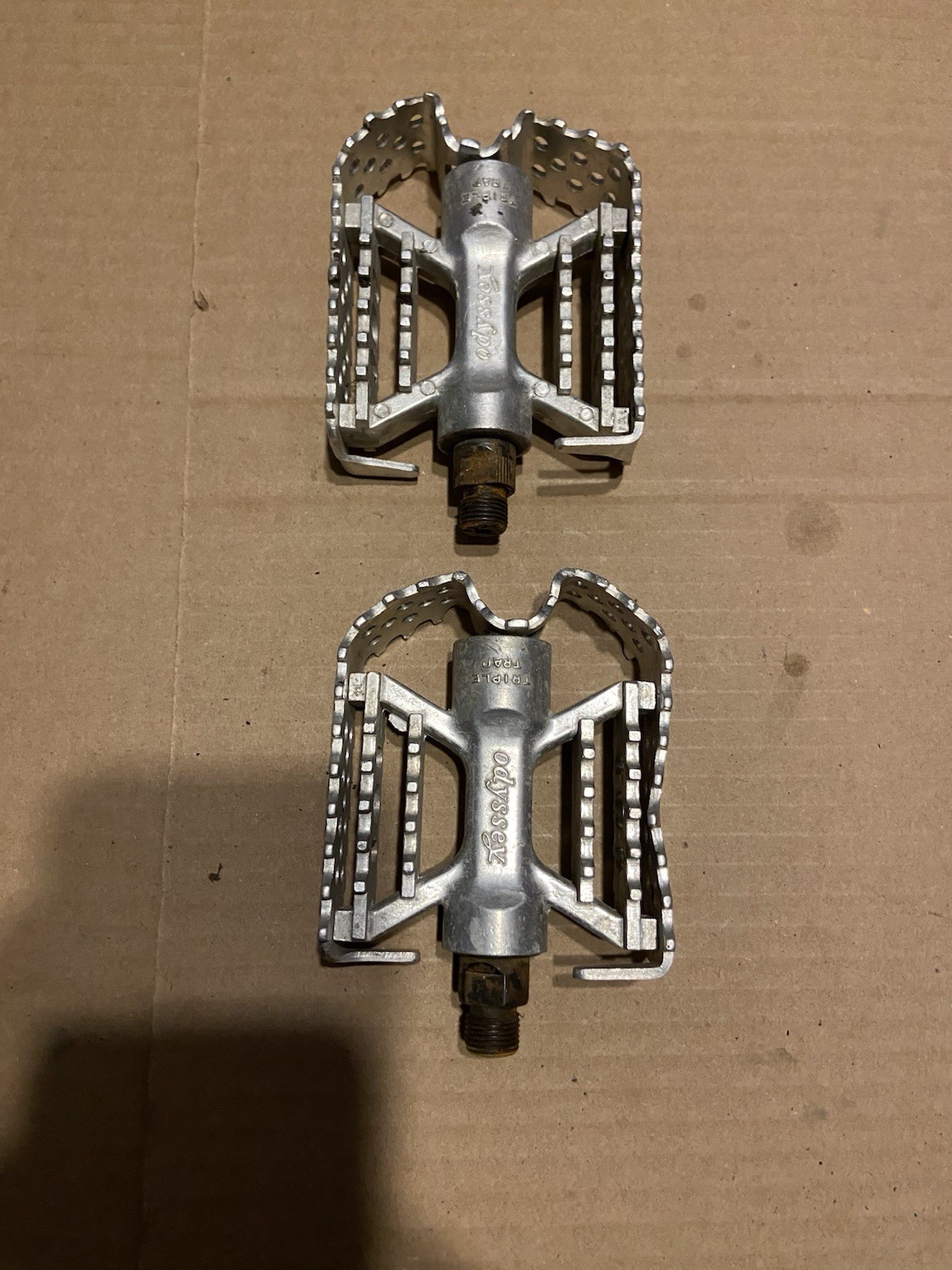 Odyssey Triple Trap Pedals 9/16 Slightly Bent See Photos