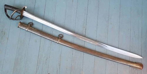 SUPERB BRITISH MODEL 1853 CAVALRY SWORD REGIMENTALY MARKED CRIMEA CIVIL WAR