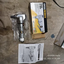 CENTRAL PNEUMATIC AIR NIBBLER #46061 WITH BOX  90 PSI PRE-OWNED VGC!