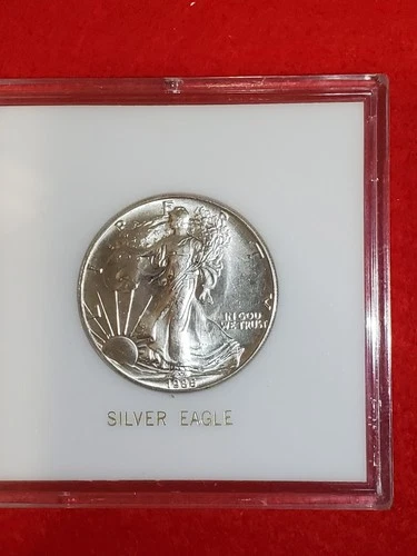1986 $1 American Silver Eagle Dollar BU In Capsule 1oz .999 Silver