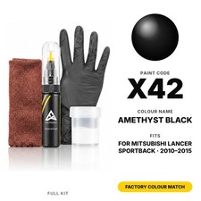 Touch Up Paint For Mitsubishi Lancer Sportback X42 Amethyst Black Full Kit