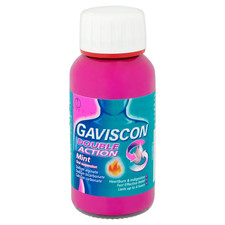 Gaviscon Double Action | Mint Flavour Liquid | Heartburn&Indigestion | 2 X 150ml