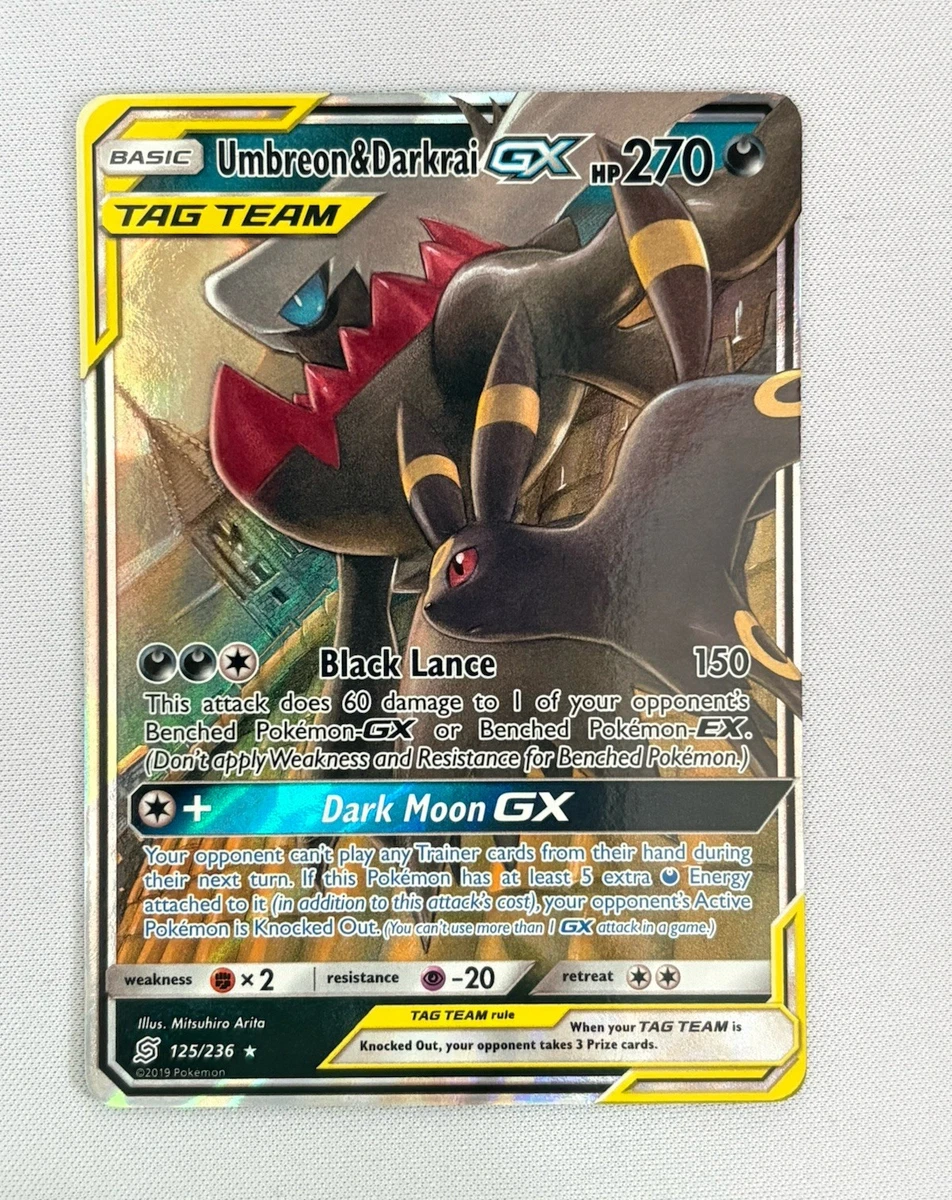 Umbreon & Darkrai GX Pokémon TCG Cards for sale | eBay