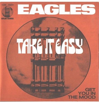 EAGLES--FRENCH-PICTURE SLEEVE + 45--(TAKE IT EASY)--PS--PIC--SLV