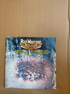 RICK WAKEMAN Journey to Centre of Earth Vinyl LP + booklet SP-3621 progressive