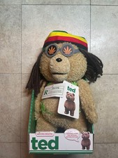 Rare Talking Ted Bear Rastafarian Dreads Rate...