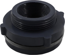 1 Pack 1-1/2” PVC Bulkhead Fitting, Bulkhead Tank Connector Adapter Fitting for