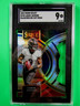 2023 Panini Select #190 Lamar Jackson Black/Red Die-Cut Prizm Graded SGC 9