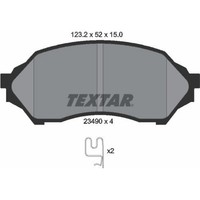 Textar 2349002 Bremsbelagsatz FüR Mazda 323 F 323 S BJ