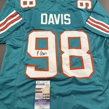 Raekwon Davis Autographed Signed XL Custom Dolphins Jersey-JSA ROOKIE AUTOGRAPH