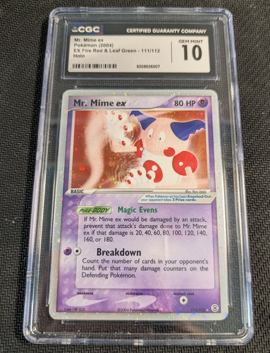 Mr. Mime ex graded CGC 10 for sale on eBay