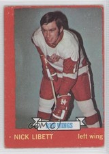 1973-74 O-Pee-Chee Dark Back Nick Libett #49 0a1