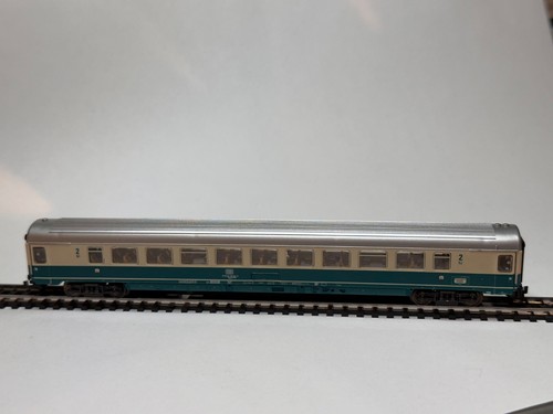 Minitrix 13377 Spur N Bpmz 291.3 DB Großraumwagen 2. Klasse, ozeanblau/beige | Zustand: Gebraucht