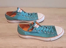 Turquise Converse All Star  Mens 7 Womens 9 Miami Dolphins Inspired
