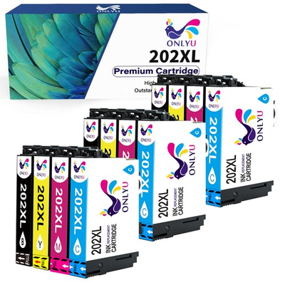 #ad T202 202XL Ink Cartridges for Epson 202 XL WorkForce WF 2860 XP 5100 Printer Ink $13.50