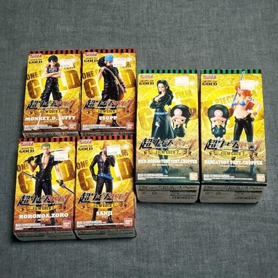 Super One Piece Styling Film Gold Sanji Luffy Figurenset Bandai Anime Japan