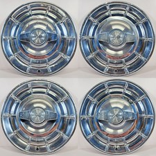  1959-1962 Chevrolet Corvette 3257 15 Hubcaps Wheel Covers 03759120 Set4 