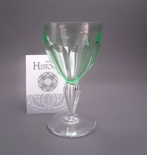 Uranglas - ein antikes Weinglas original Biedermeier  um 1840 hergestellt