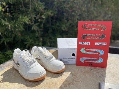 Nike Air Force 1 Travis Scott Sail Size 5