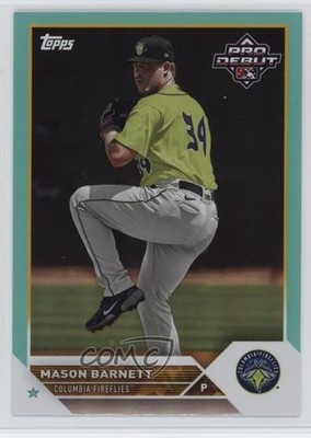 2023 Topps Pro Debut Aqua Foil 27/75 Mason Barnett #PD-112 0lm