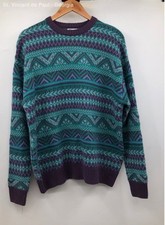 Men's Zara Blue Tight Knit Sweater Cozy - Size Medium
