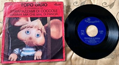 TOPO GIGIO  ︎STRAPAZZAMI DI CUCOLE/MAMMA MIA CHE...Lied 1974 VG-/VG-
