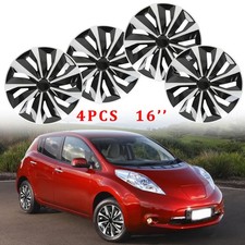 For Nissan Leaf 2011-2025 4pcsset 16 Wheel Cover Full Rim Snap On Hub Caps R16