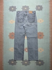 Vintage 80s 90s Levi  s 501 jeans gray denim faded black made in USA 31x30