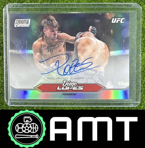 Diego Lopes 2025 Topps UFC Stadium Club Chrome Auto #CAS-DLS