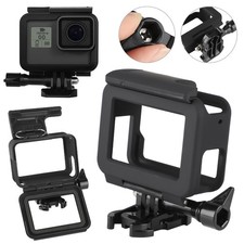 Protective Housing Case Mount w/ Soft Lens Cap Frame For GoPro Hero 5 6 7 Black