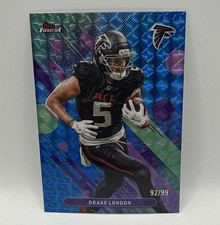 Topps Finest Performance Drake London Atlanta Falcons Football Card #81 /99 2025