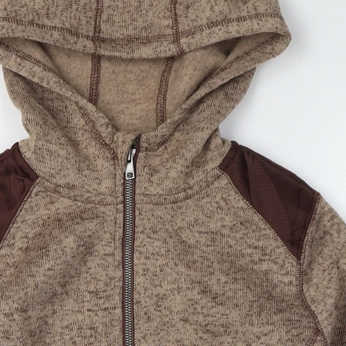 Chaqueta con capucha marrón Crivit para hombre talla M ajuste regular - Imagen 7 de 12