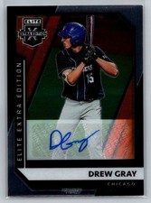 Drew Gray 2021 Panini Elite Extra Edition Optic Auto 81/99 Chicago Cubs #93