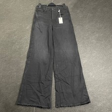 GOOD AMERICAN Good Waist Palazzo Wide-Leg Jeans Women's Size 12