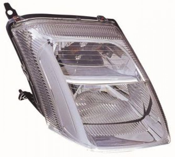 Phare avant droite pour Citroen C2 de 2003 a 2010 optique de phare halogene H4